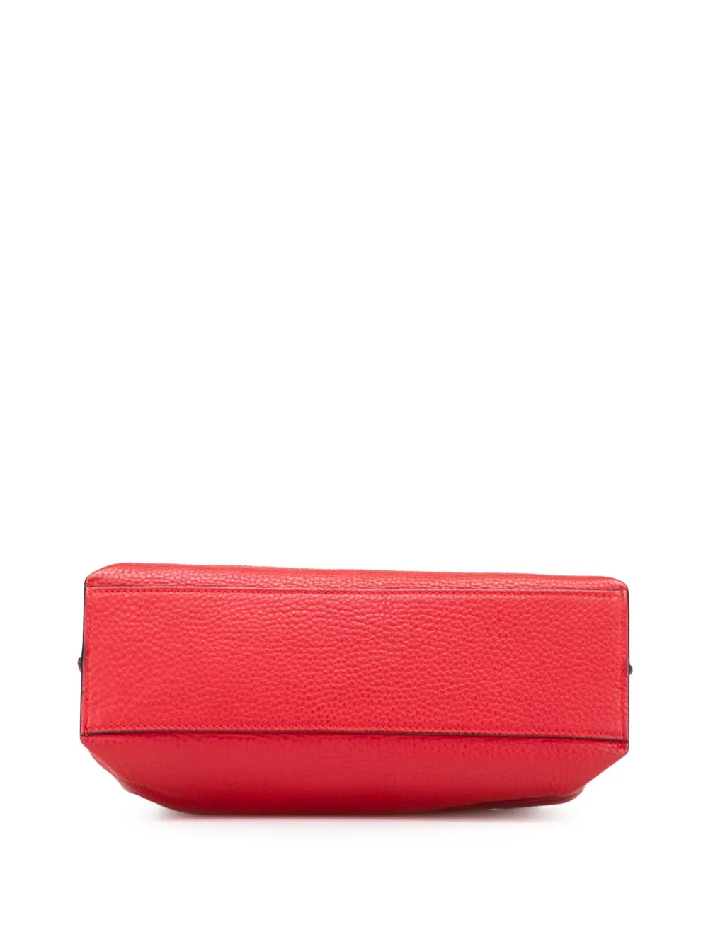 Pre-owned Gucci 2000-2015 Small Leather Bamboo Daily Satchel In Red