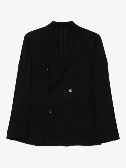 Lardini double-breasted wool jacket