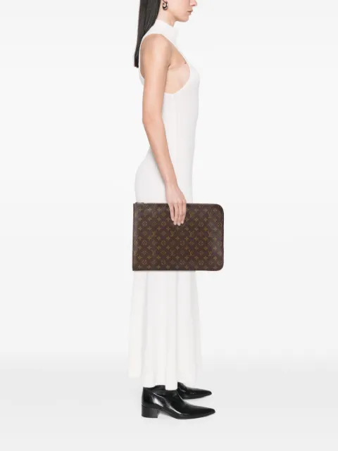 Louis Vuitton Pre-Owned 1990 Monogram Poche Documents Portfolio business bag