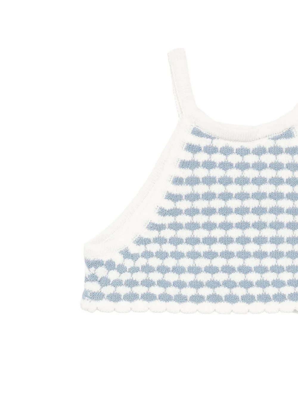 ZIMMERMANN Kids Gehaakte bikini met halternek Blauw