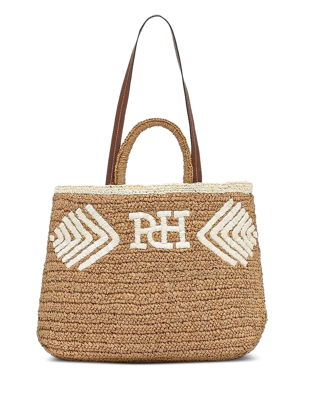 Pedro Del Hierro embroidered-logo beach bag | Neutrals | Image 1