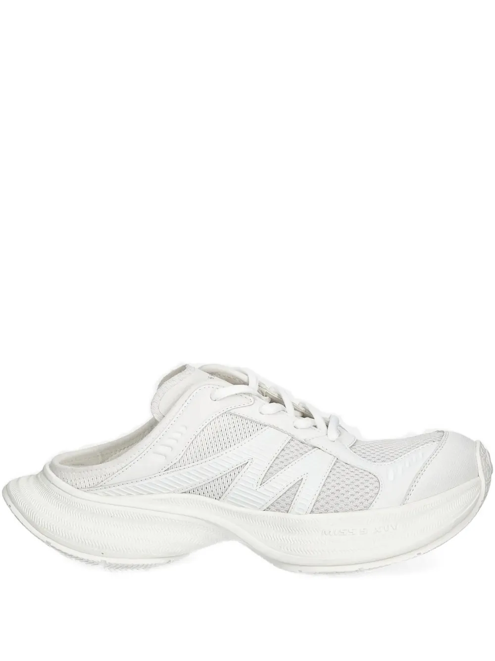Miss Sixty lace-up slides White