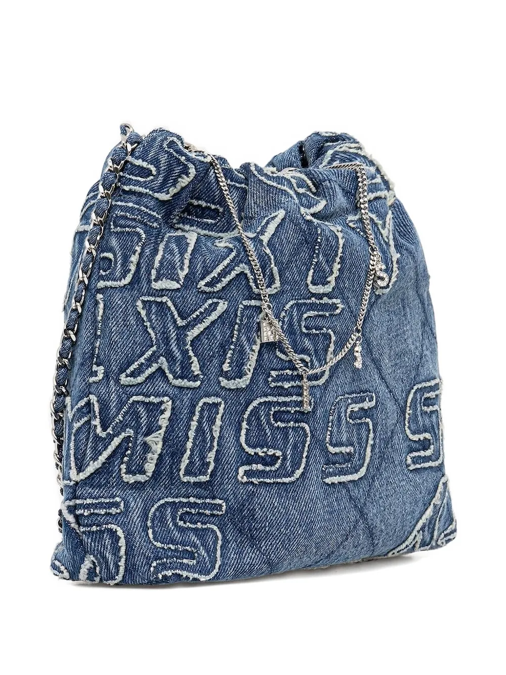 Miss Sixty Schoudertas met logo - Blauw