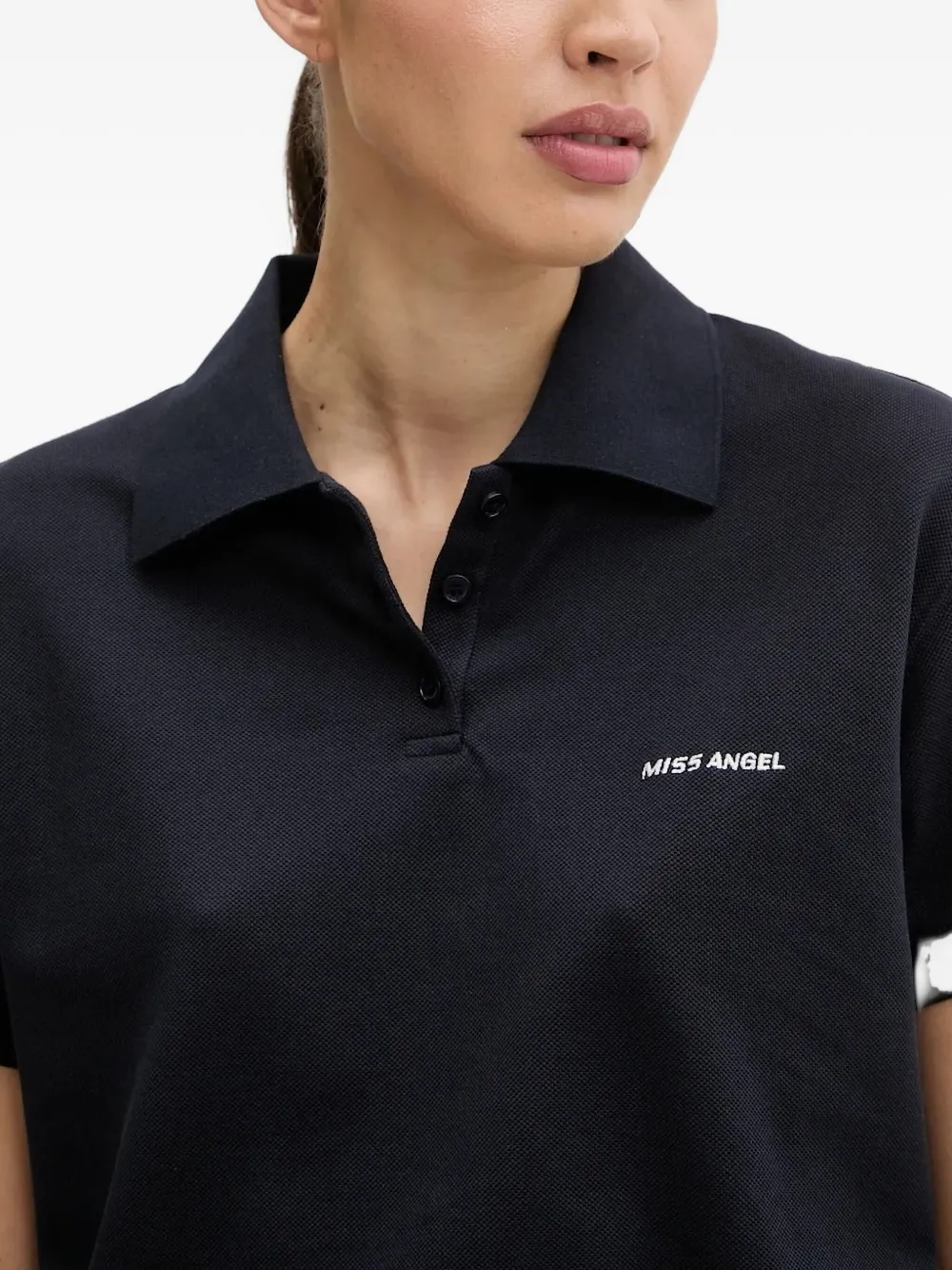 Miss Sixty short-sleeves polo shirt Zwart