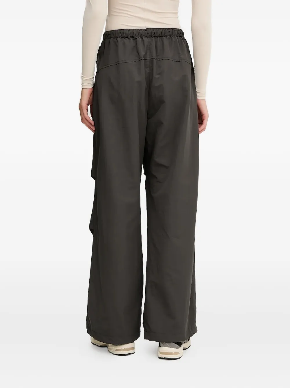 P.e Nation Discovery Drawstring-waist Trousers In Black