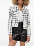 Notes du Nord checked tweed jacket - White