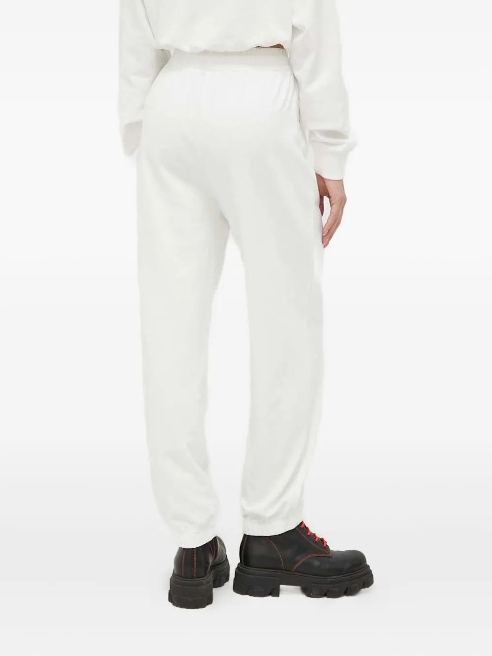 Miss Sixty logo-detail drawstring trousers - Wit
