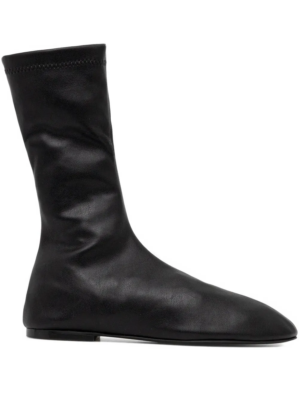 Proenza Schouler Tee leather sock boots Black