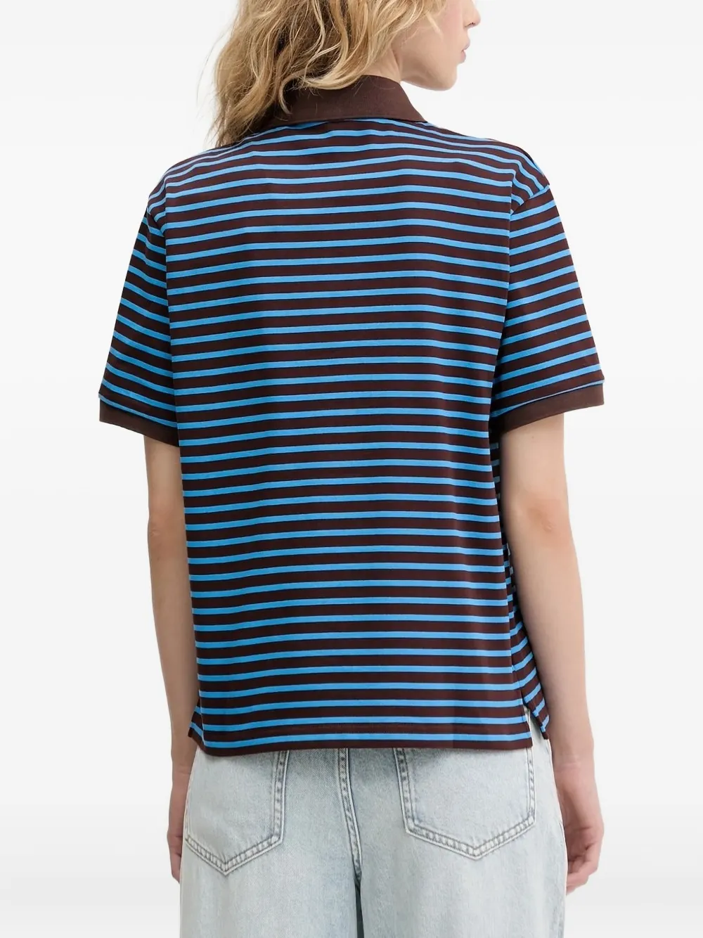 Miss Sixty Gestreept poloshirt - Blauw