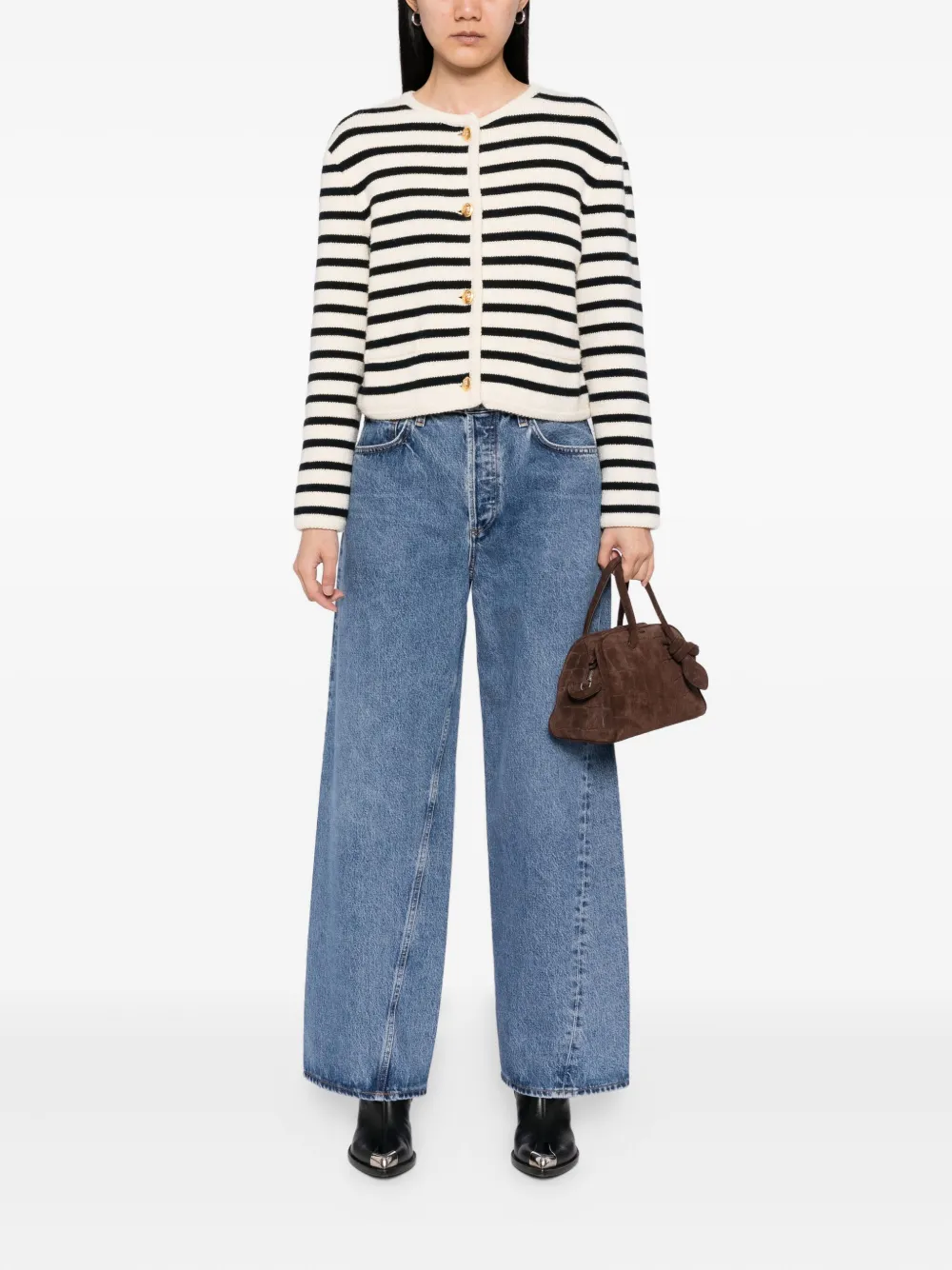 AGOLDE Twist Low Slung jeans - Blauw