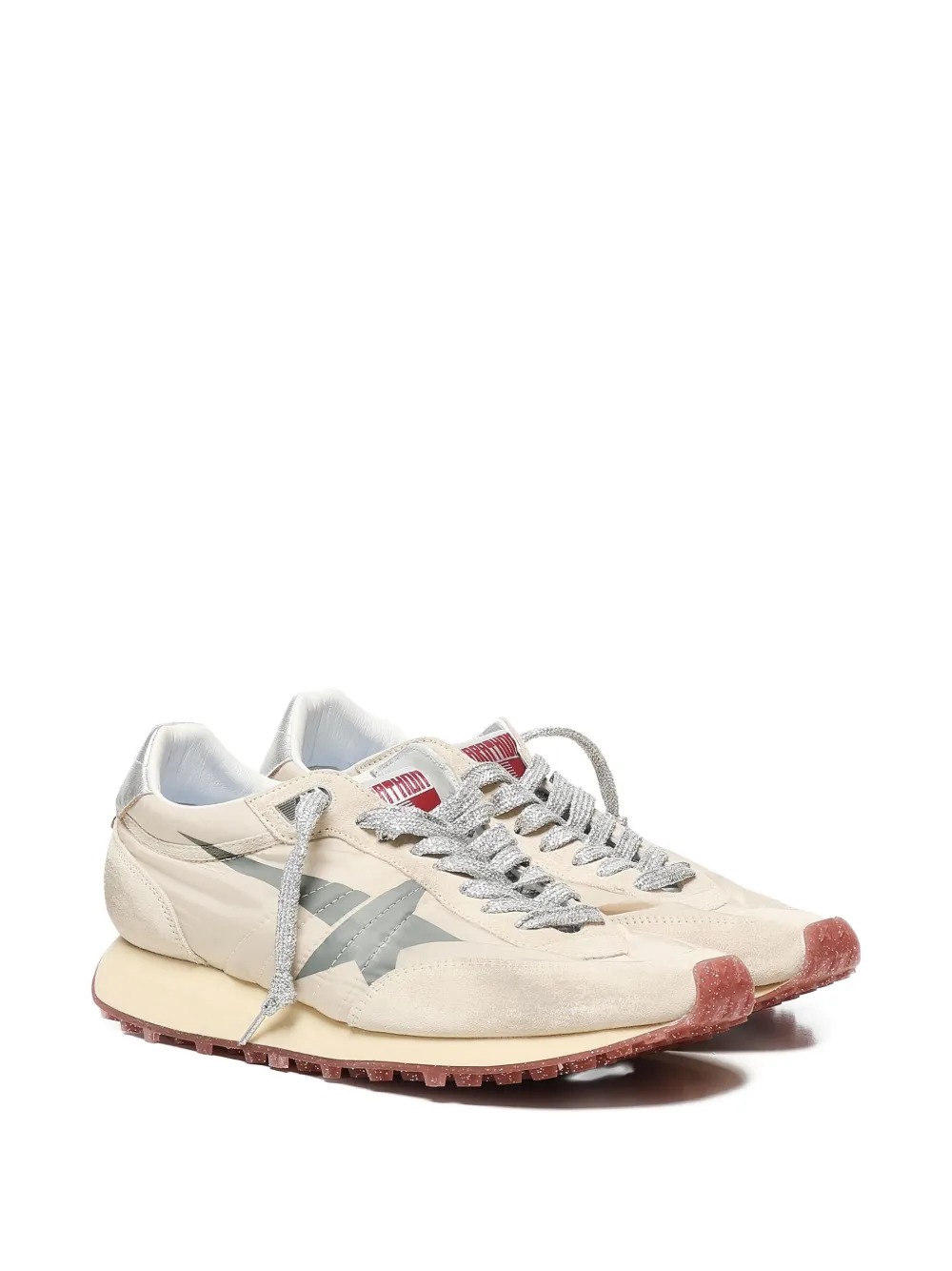 Golden Goose Marathon metallic-panel sneakers Neutrals