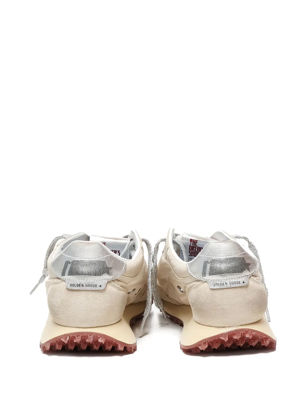 Golden Goose Marathon metallic-panel sneakers Neutrals