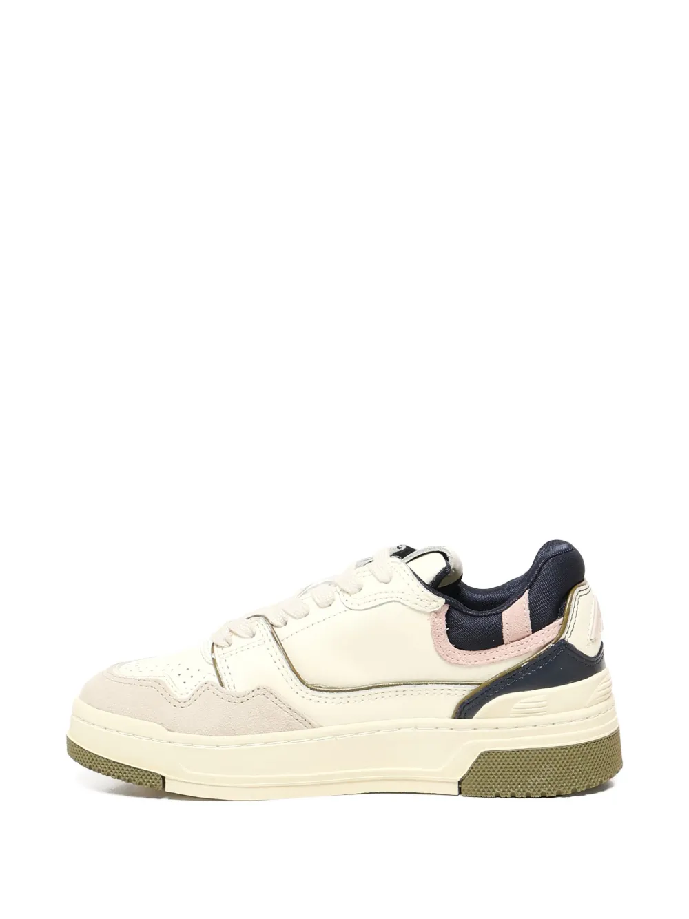Autry CLC panelled low-top sneakers Neutrals