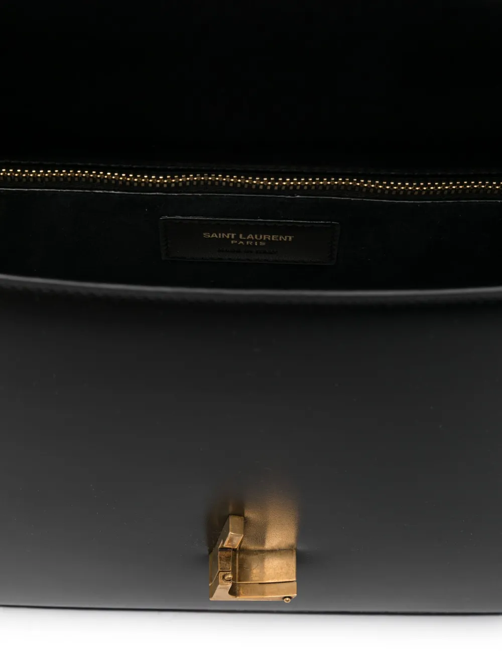 Saint Laurent Large Solferino Nappa Leather Crossbody Bag In Black