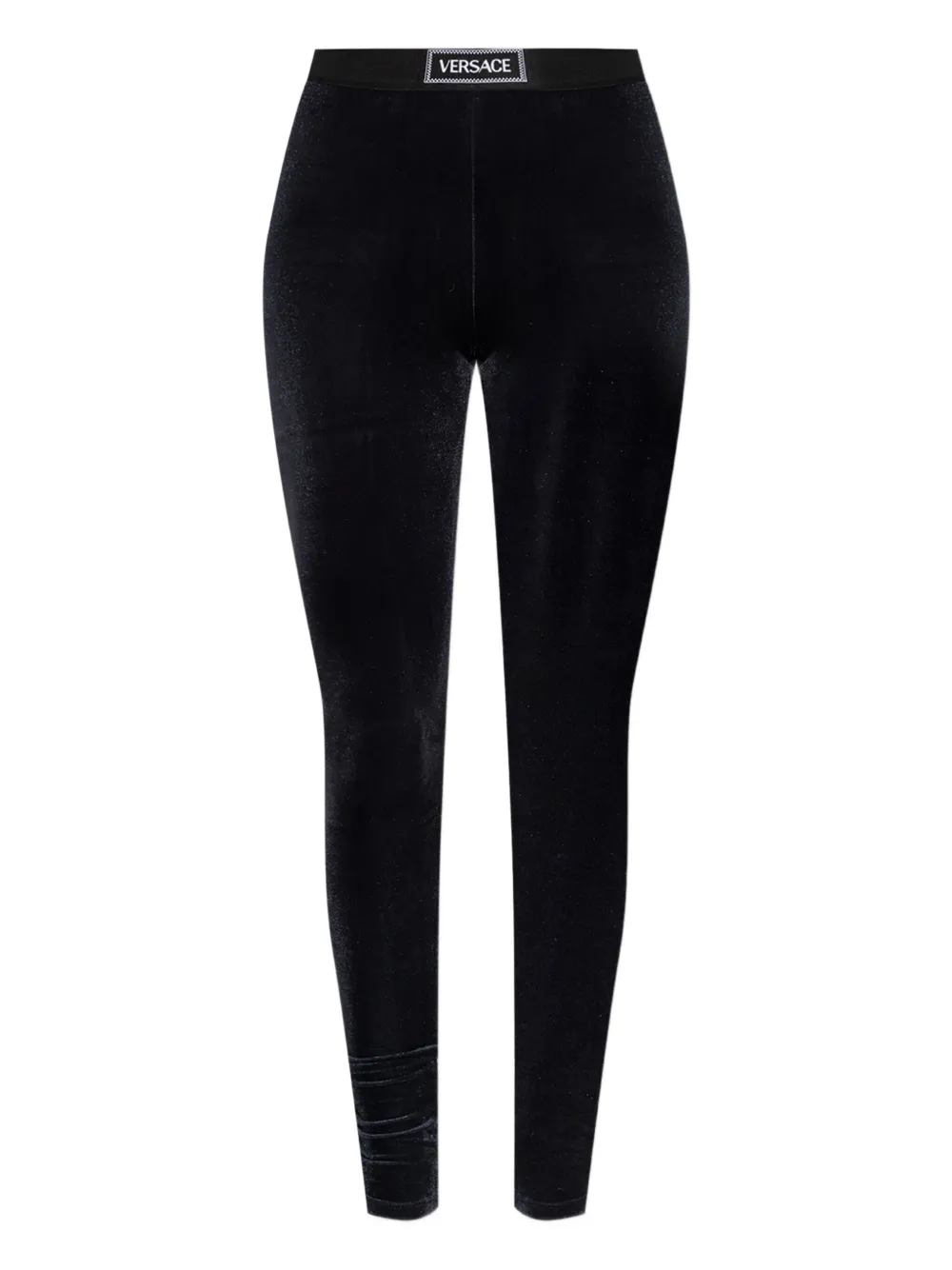 logo-band ribbed trousers