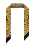 Versace Barocco leopard-print scarf - Yellow