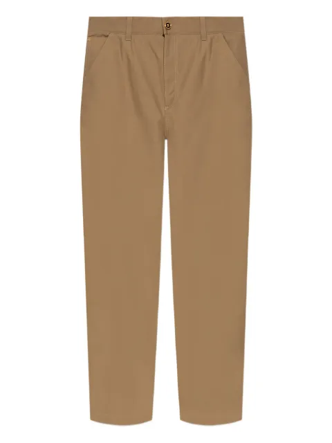 Versace pantalones con detalle de hebilla