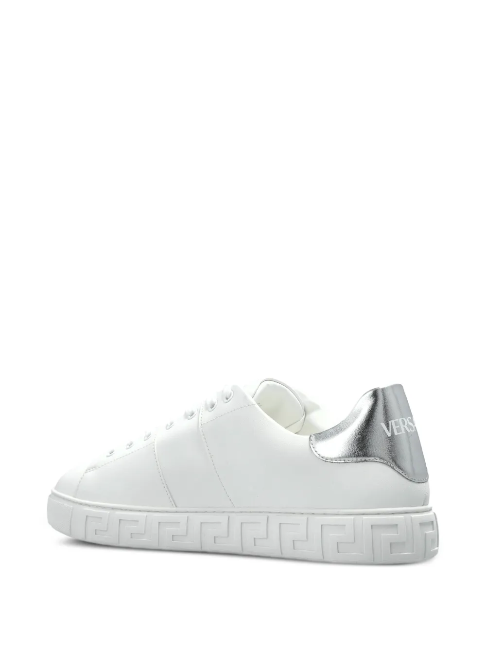 Versace logo low-top sneakers White