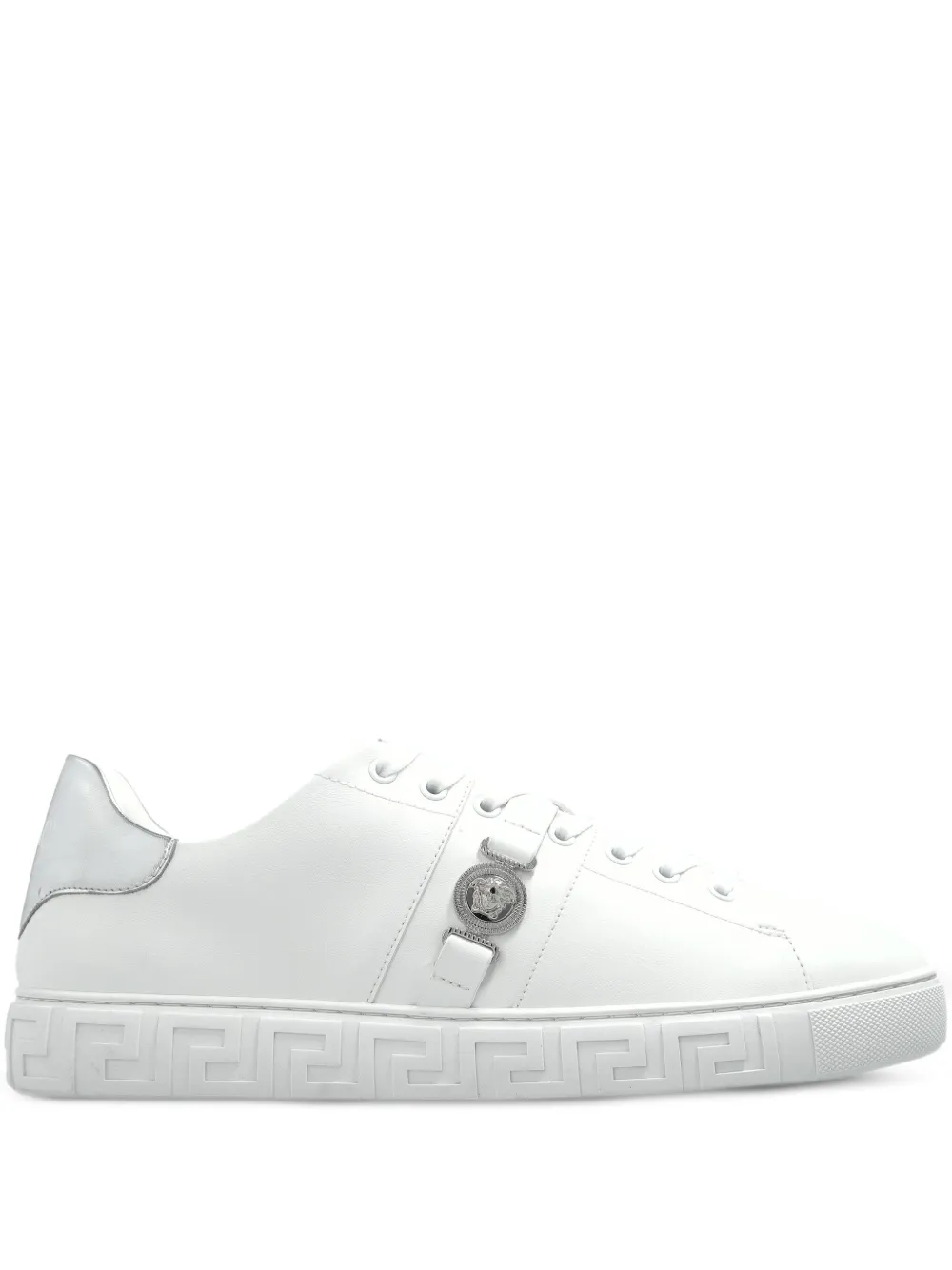 Versace logo low-top sneakers White