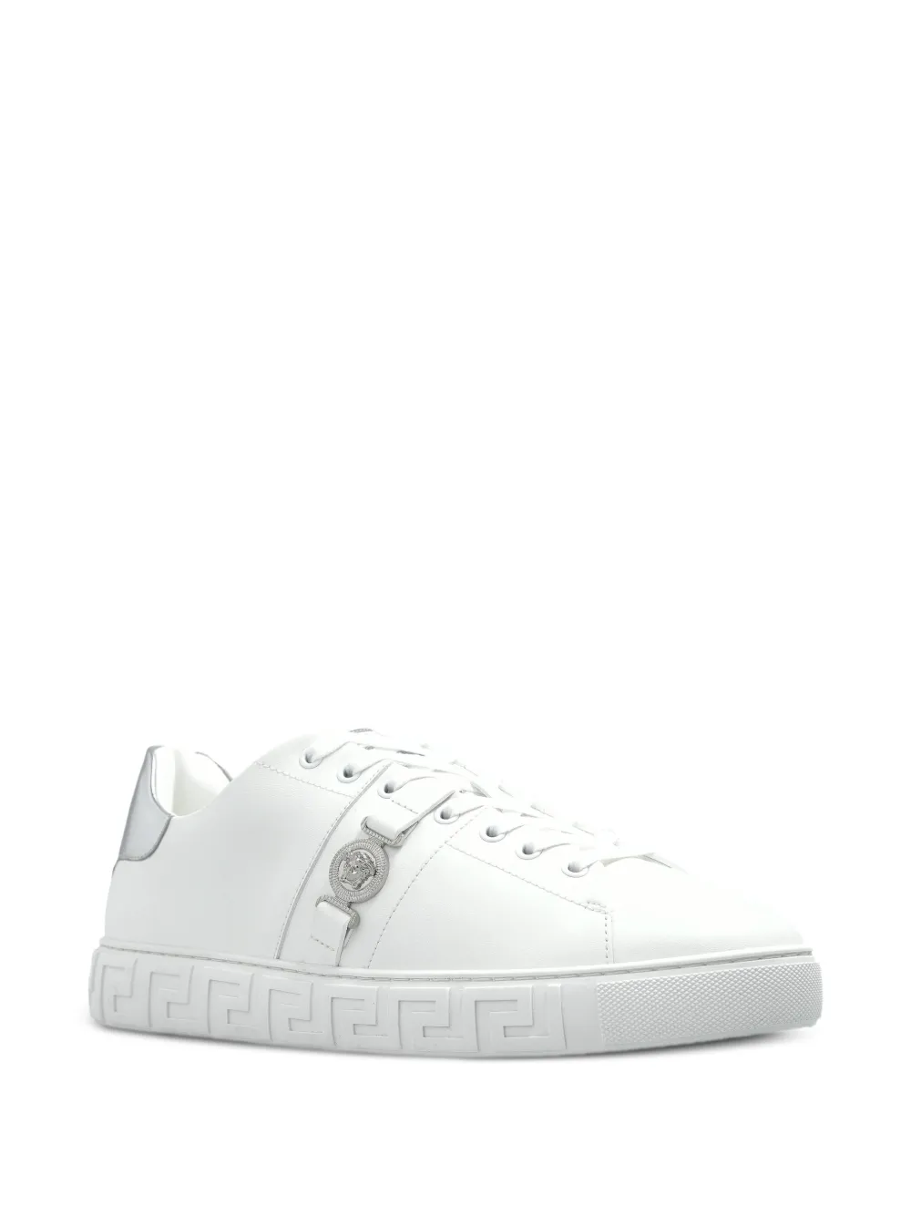 Versace logo low-top sneakers White
