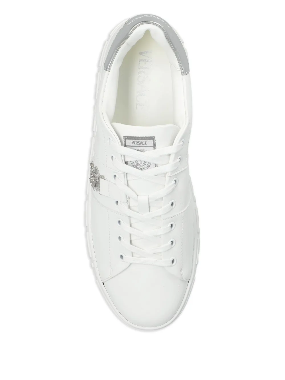 Versace logo low-top sneakers White