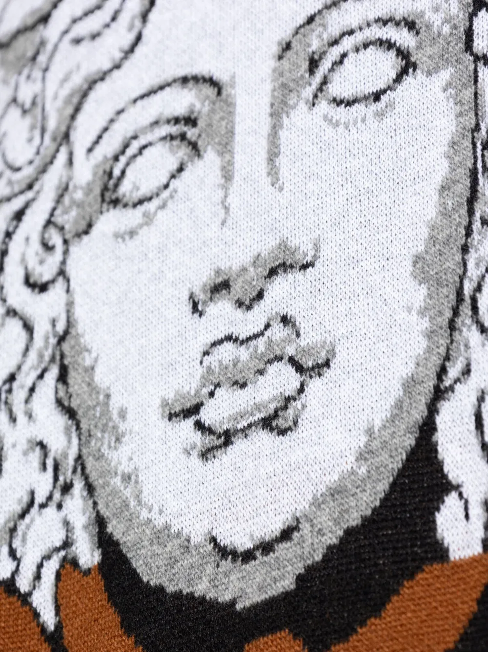 Versace Medusa Head wollen trui Zwart