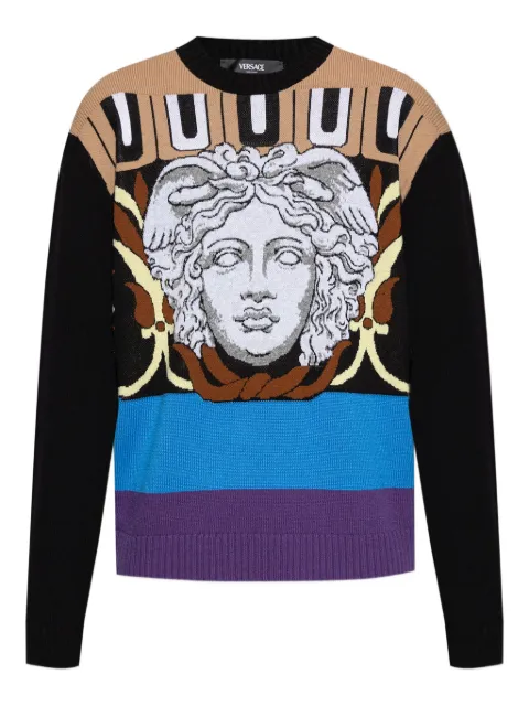 Versace Medusa Head wool sweater