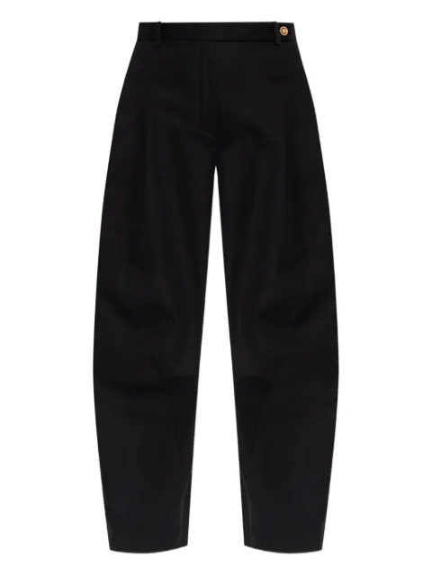 Versace Medusa-button panel trousers