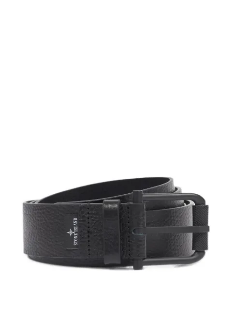 Stone Island 9300002 tumbled leather belt