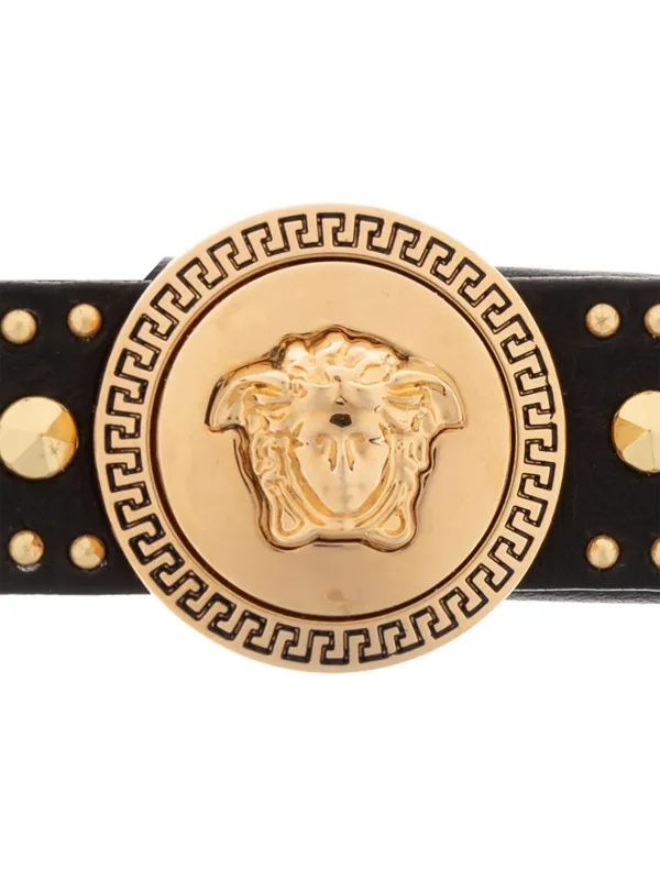 【VERSACE】 MEDUSA SATIN HAIR CLIP Biggie Medusa satin hair clip in pink - Versace | Mytheresa