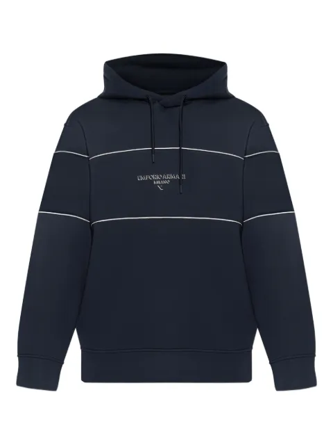 Emporio Armani logo-print hoodie
