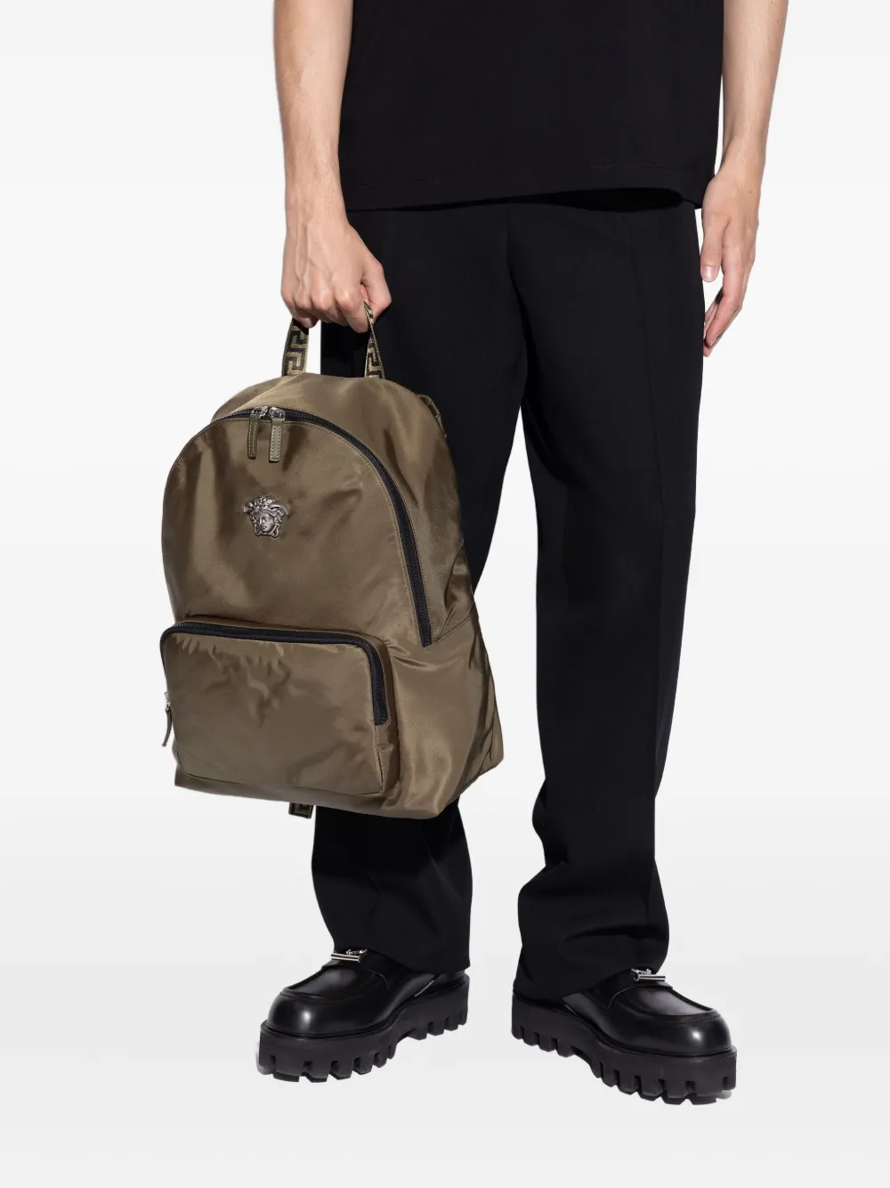 Versace La Medusa rugzak Groen