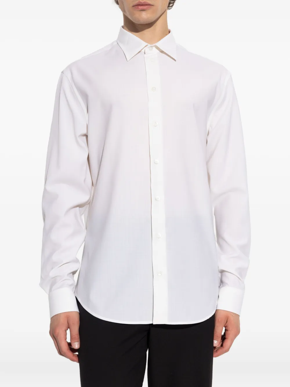 Emporio Armani Button-up overhemd Wit