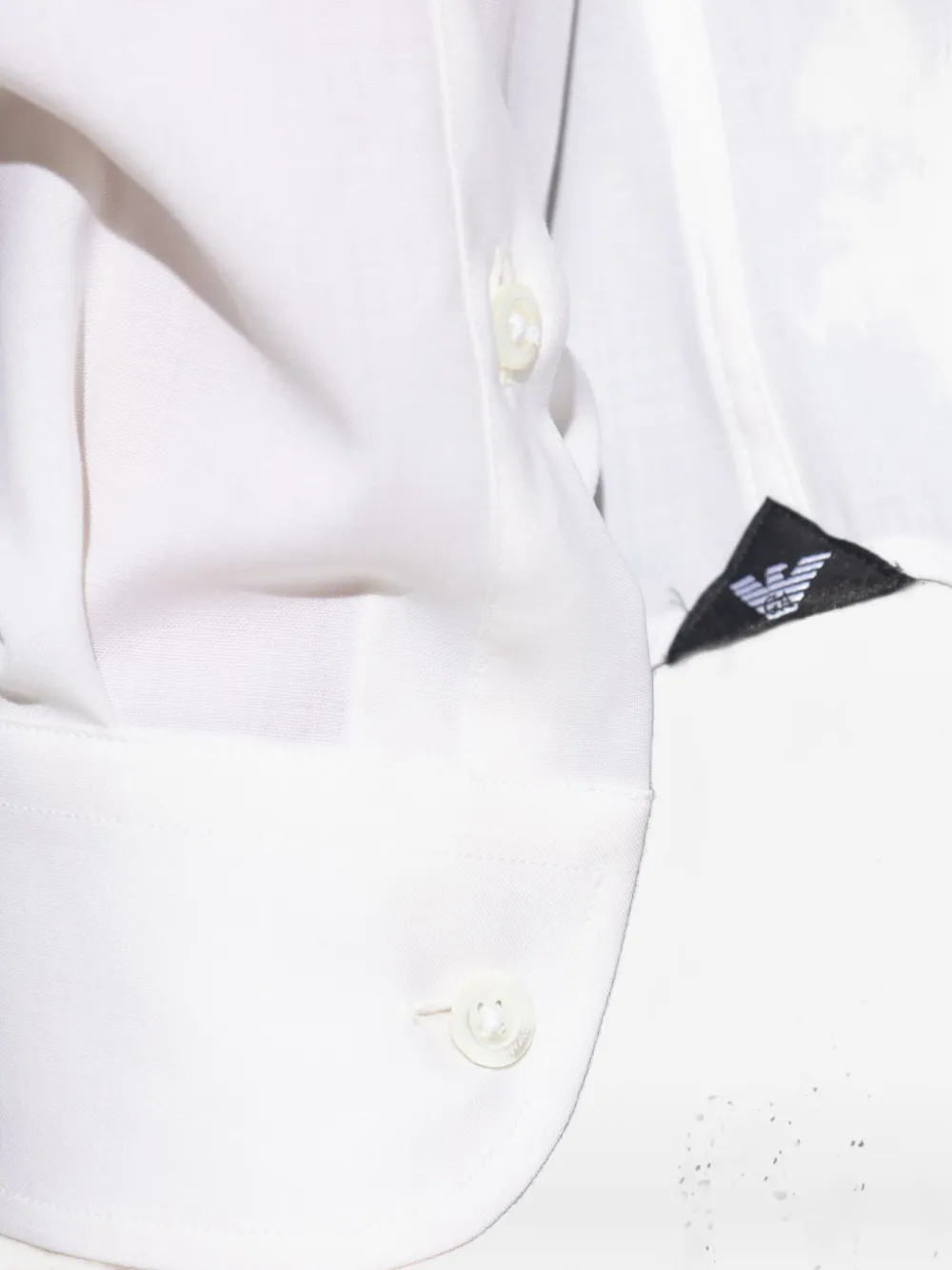 Emporio Armani Button-up overhemd Wit