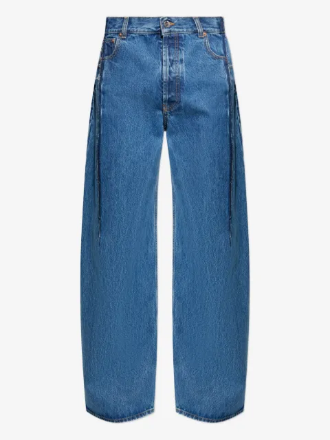 VETEMENTS jean ample à bords francs