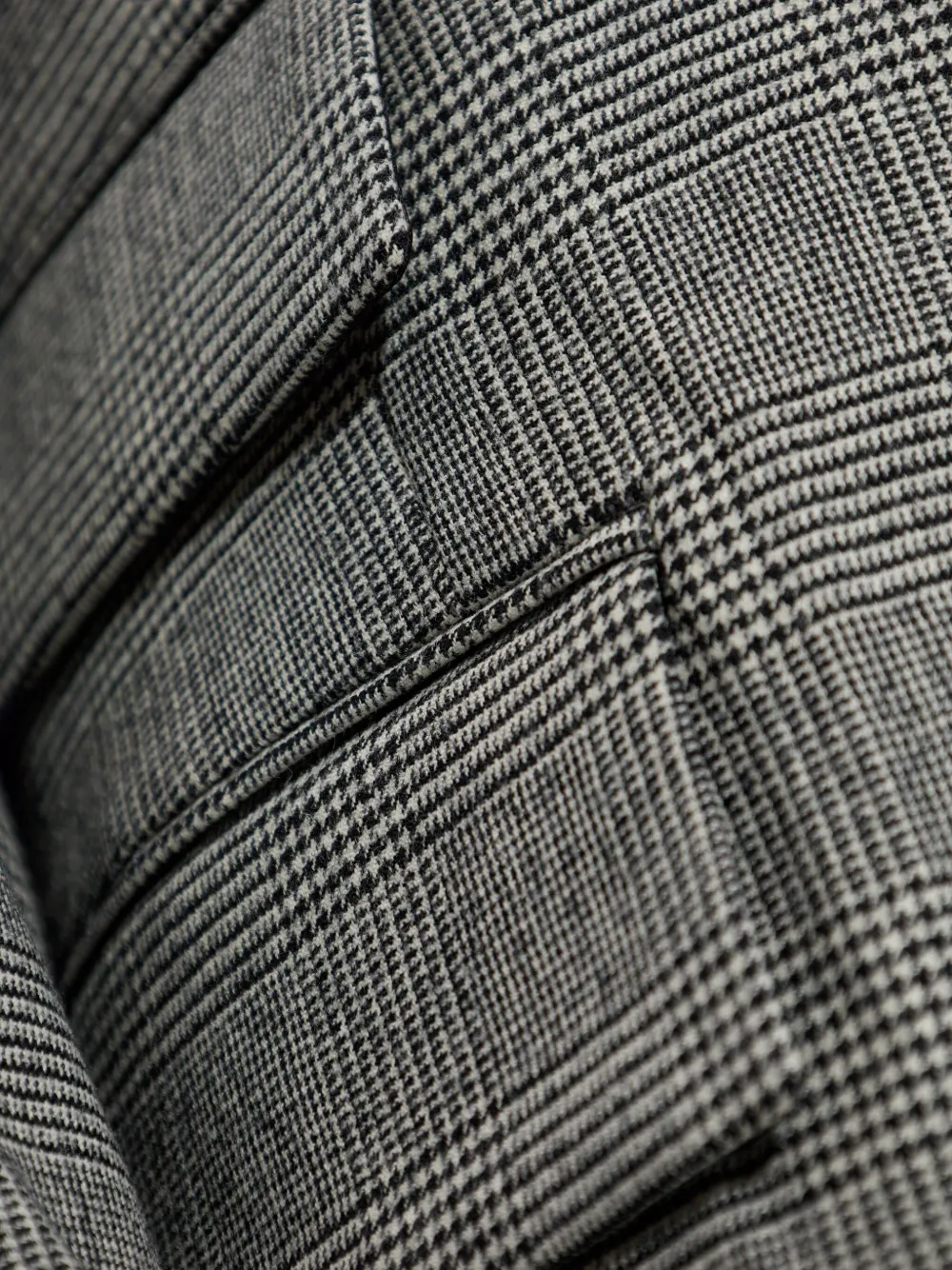 VETEMENTS check-pattern three-button blazer Grijs