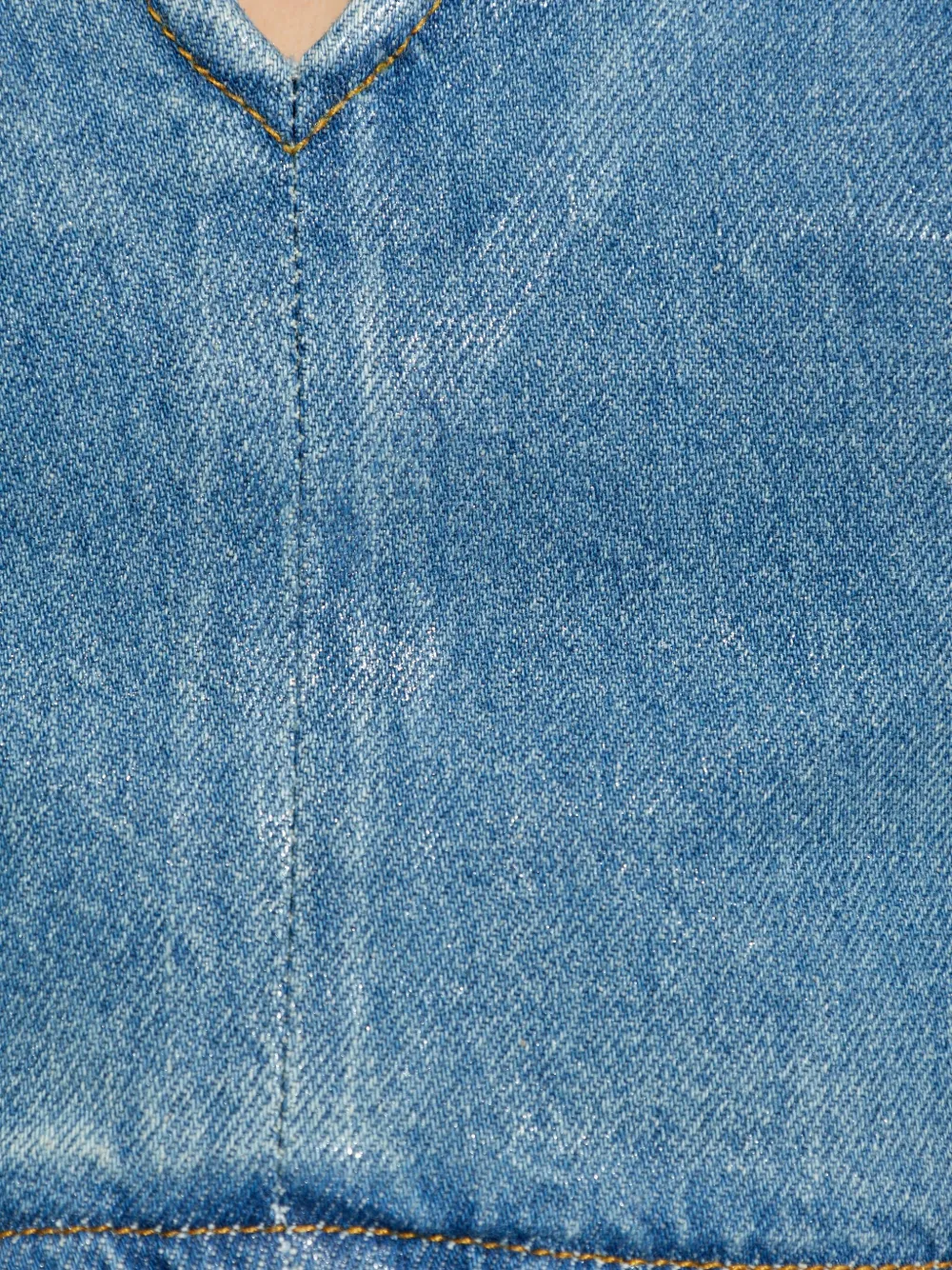 IRO Top met V-hals Blauw