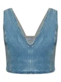 IRO V-neck denim top - Blue