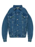 VETEMENTS button-fastening flap-pocket denim jacket - Blue