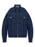 VETEMENTS zip-front flap-pocket jacket - Blue