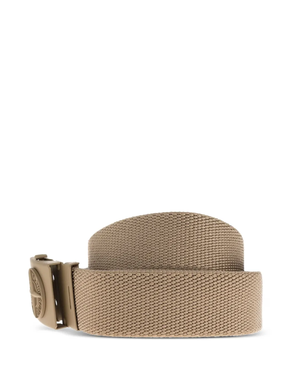 Stone Island Junior logo-plaque woven belt | Elasticated Belts | Image 2