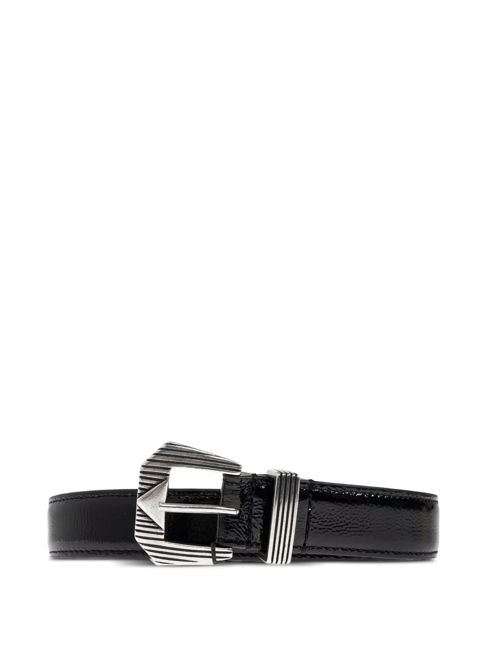 IRO patent-leather belt Zwart