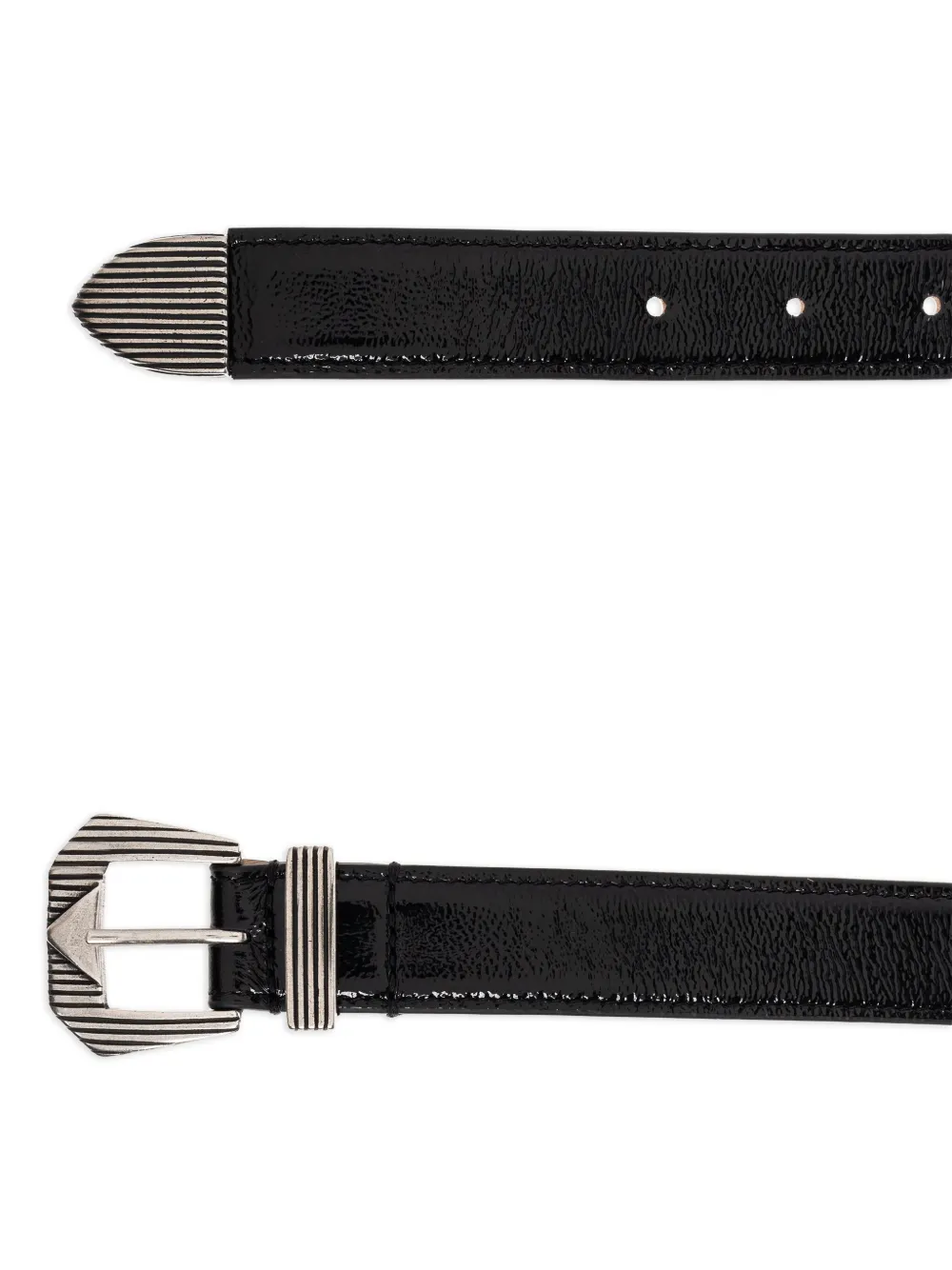 IRO patent-leather belt Zwart