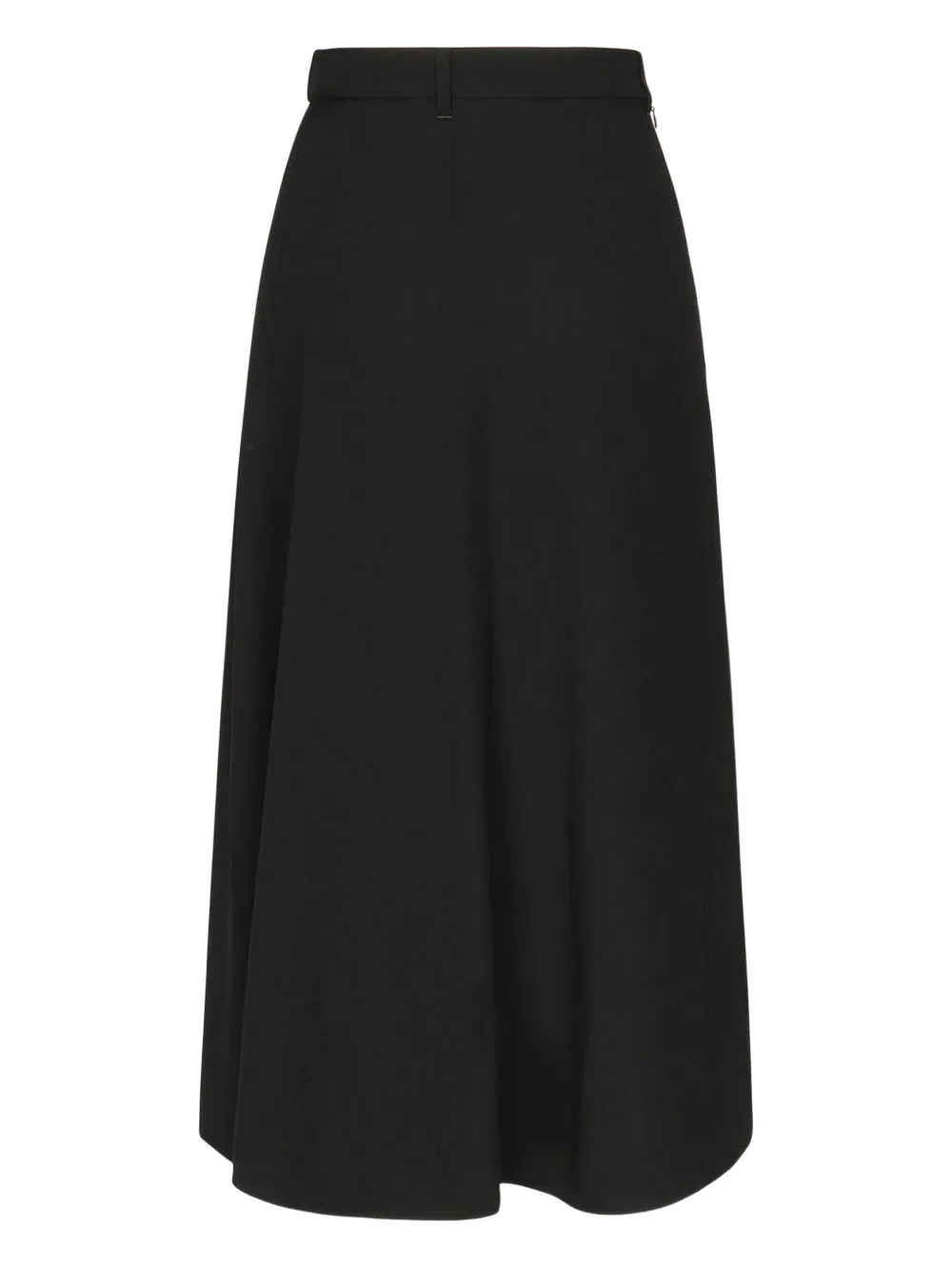 Balenciaga knotted-detail maxi skirt - Zwart
