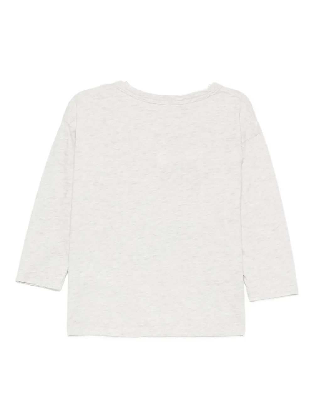 Bobo Choses Duck-print Long-sleeve T-shirt In White