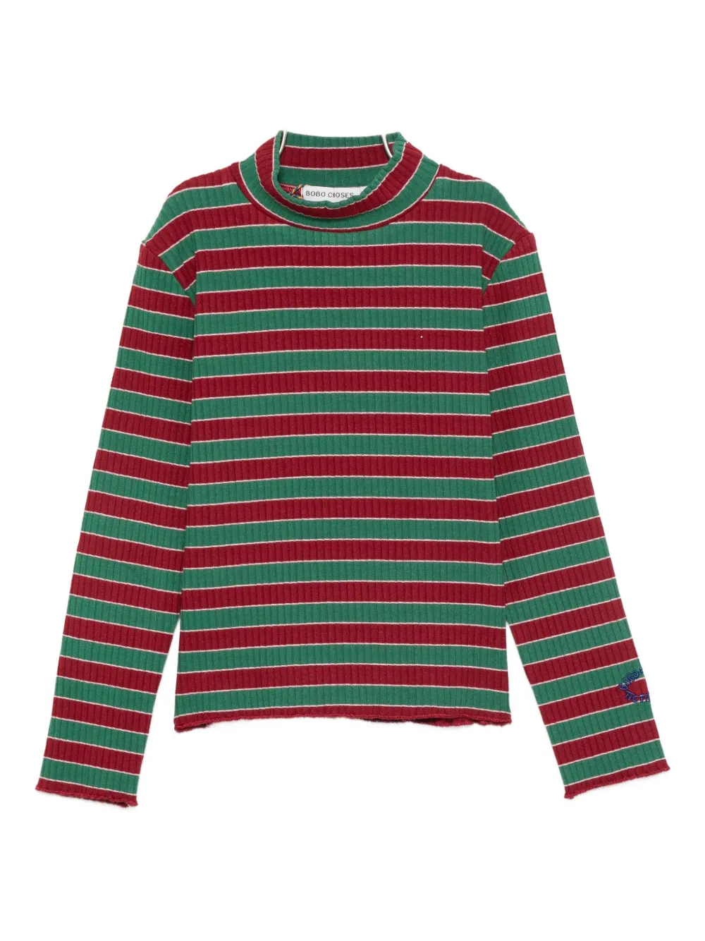 Bobo Choses Striped Ribbed Sweater In Multi