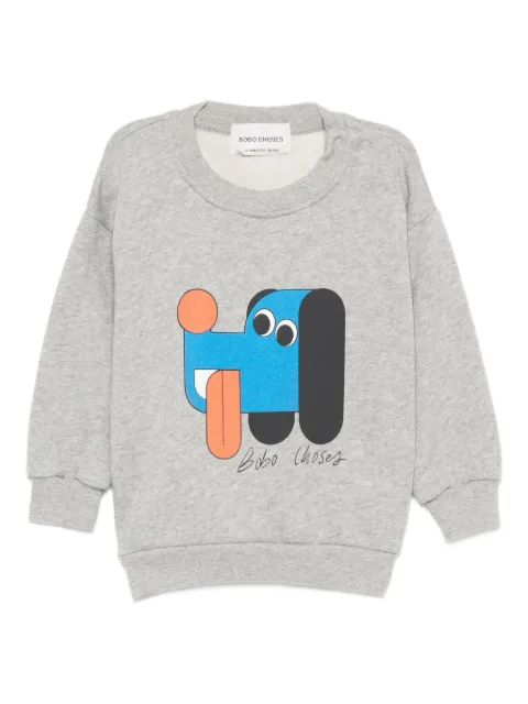 Bobo Choses dog-print sweatshirt