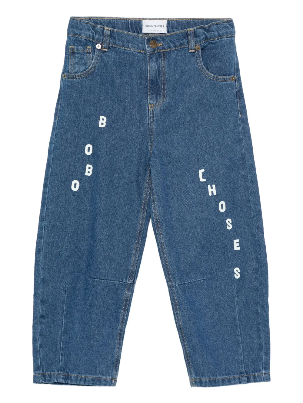 Bobo Choses Jeans met logoprint Blauw