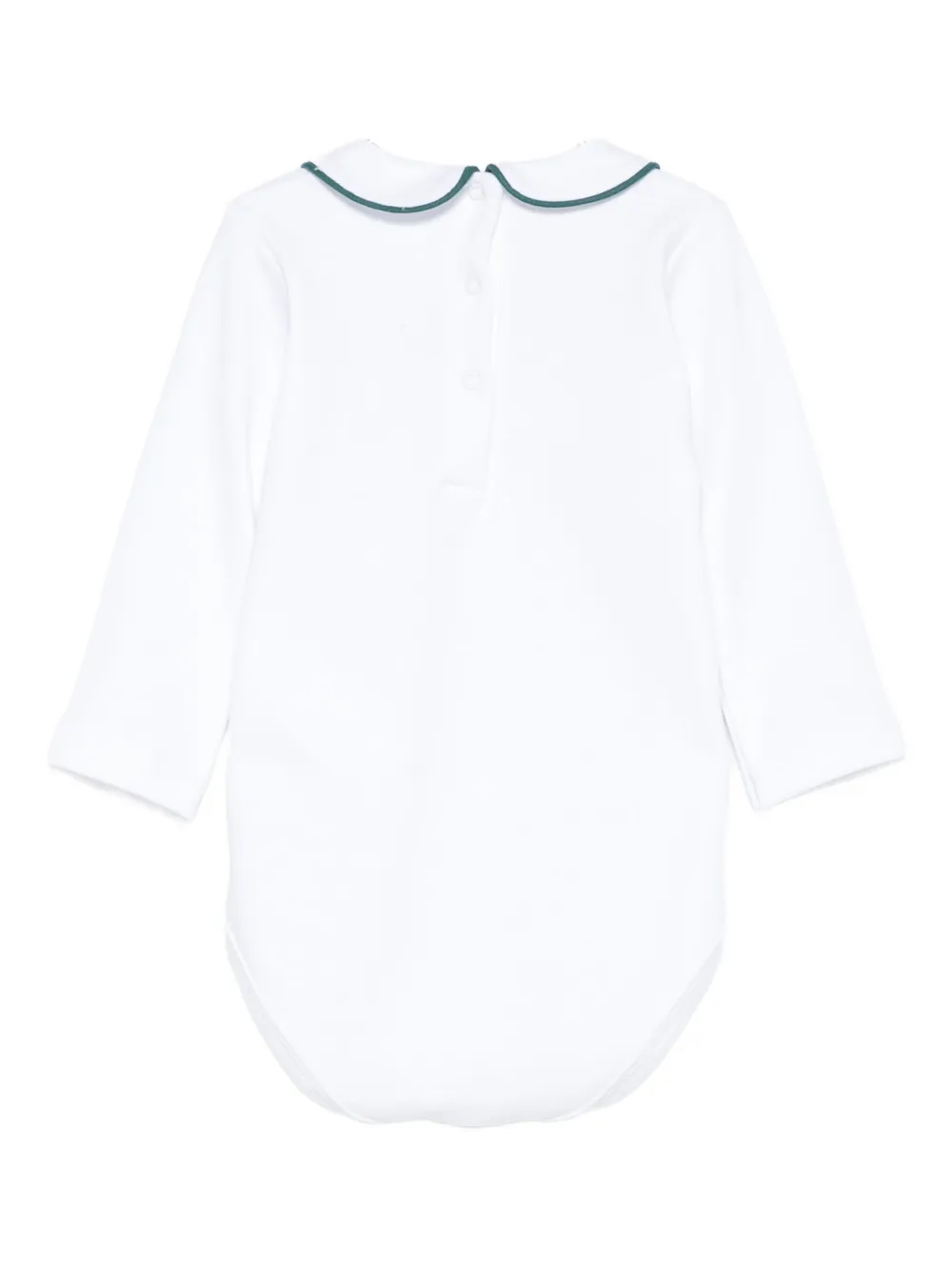 Mariella Ferrari Romper met Peper Pan kraag Wit