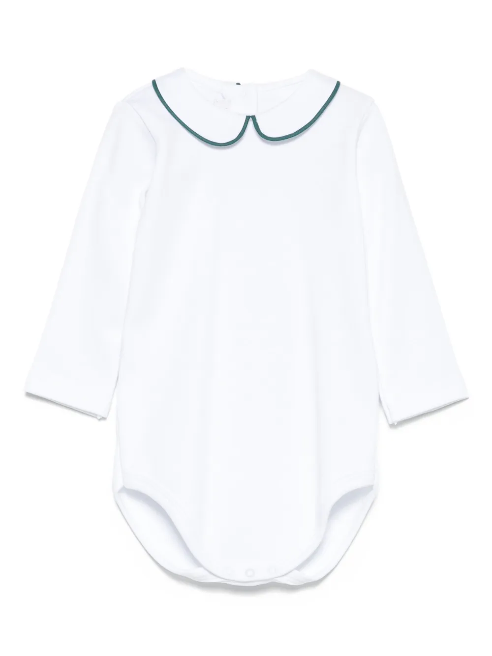 Mariella Ferrari Romper met Peper Pan kraag Wit